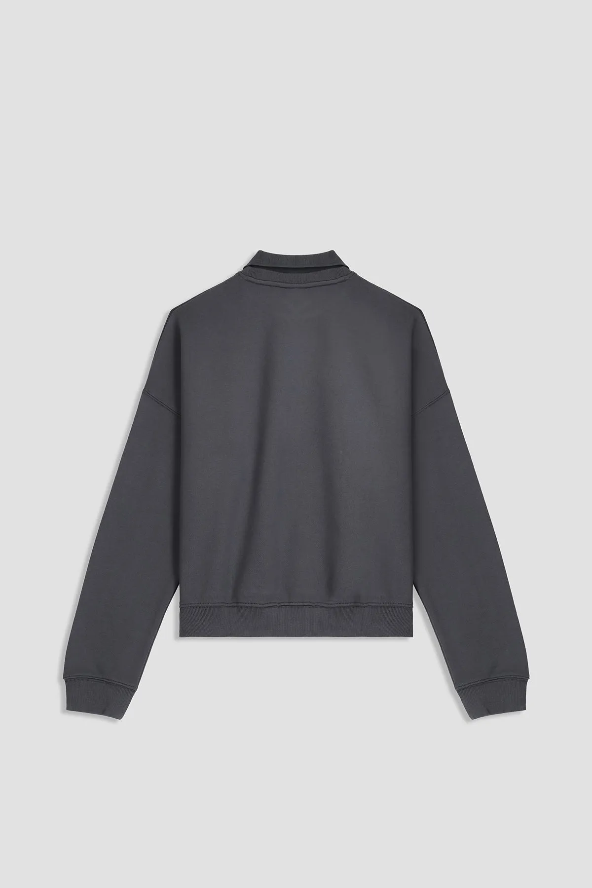 Printed Polo Sweatshirt For Women - FORGED IRON
