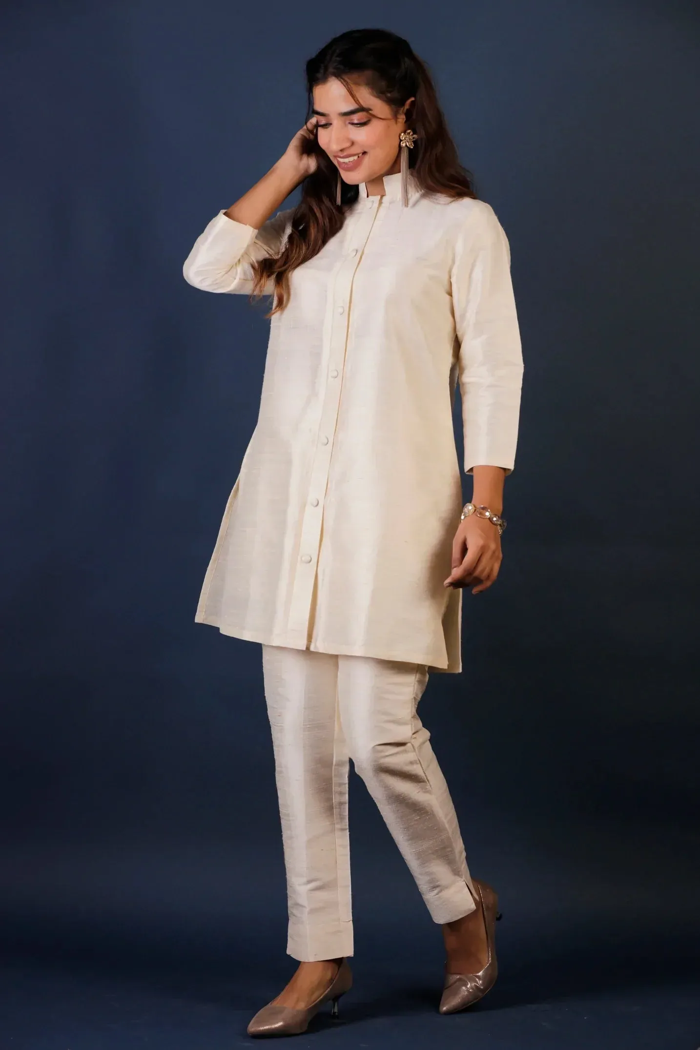 Pure Silk Dupion Co-Ord Set