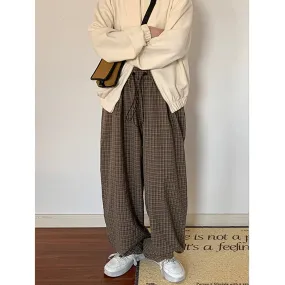 Retro Plaid Trousers