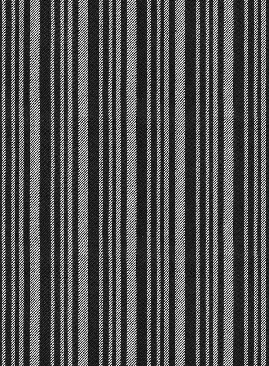 Retro Reel Black Stripe Pants