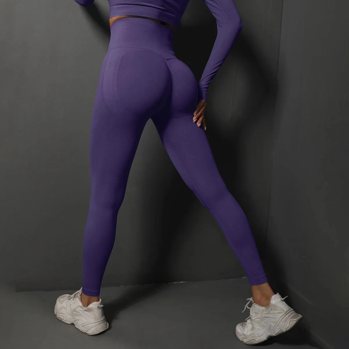 Seamless Gym Leggings Women Yoga Pants High Waist Booty Lift