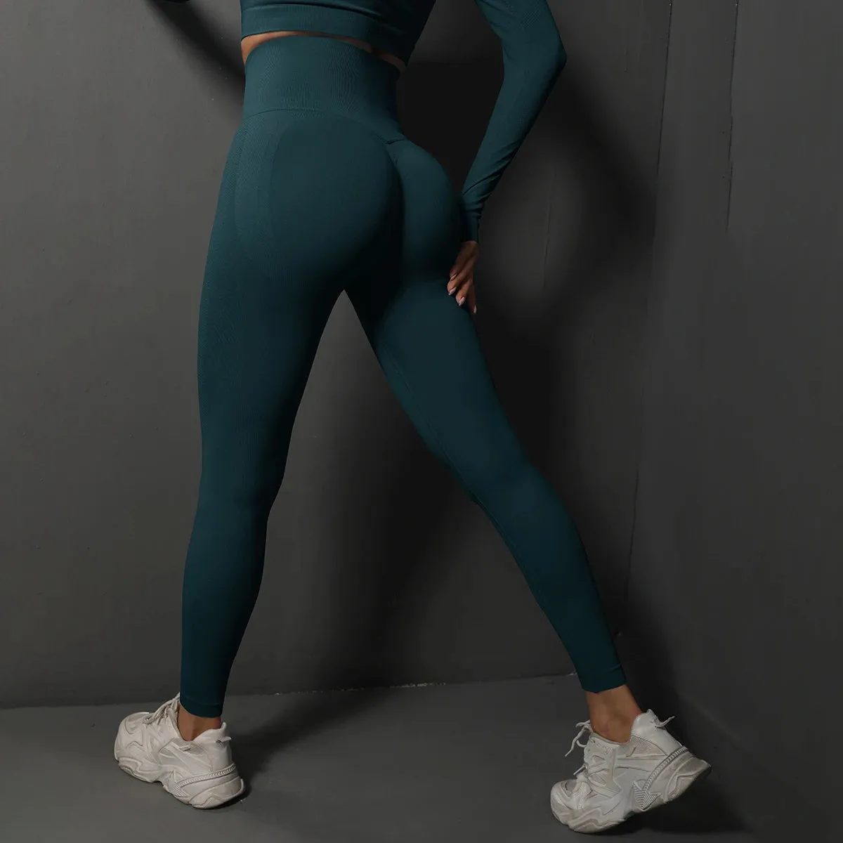 Seamless Gym Leggings Women Yoga Pants High Waist Booty Lift