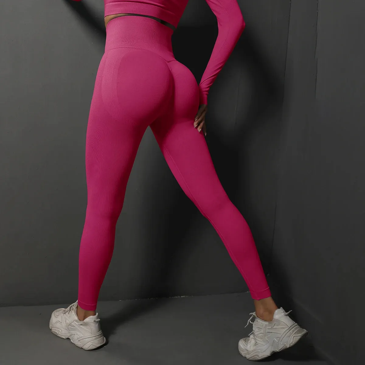 Seamless Gym Leggings Women Yoga Pants High Waist Booty Lift