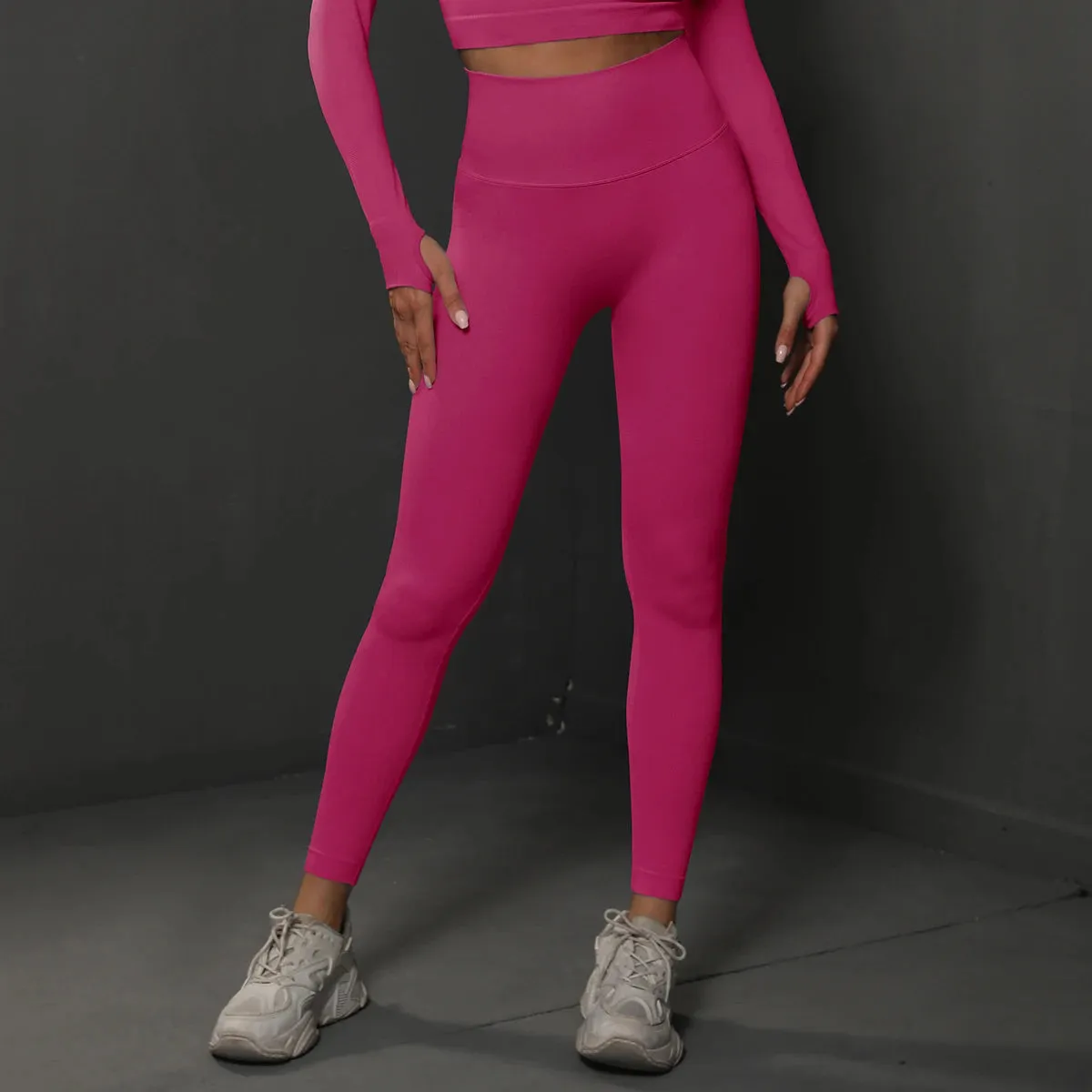 Seamless Gym Leggings Women Yoga Pants High Waist Booty Lift