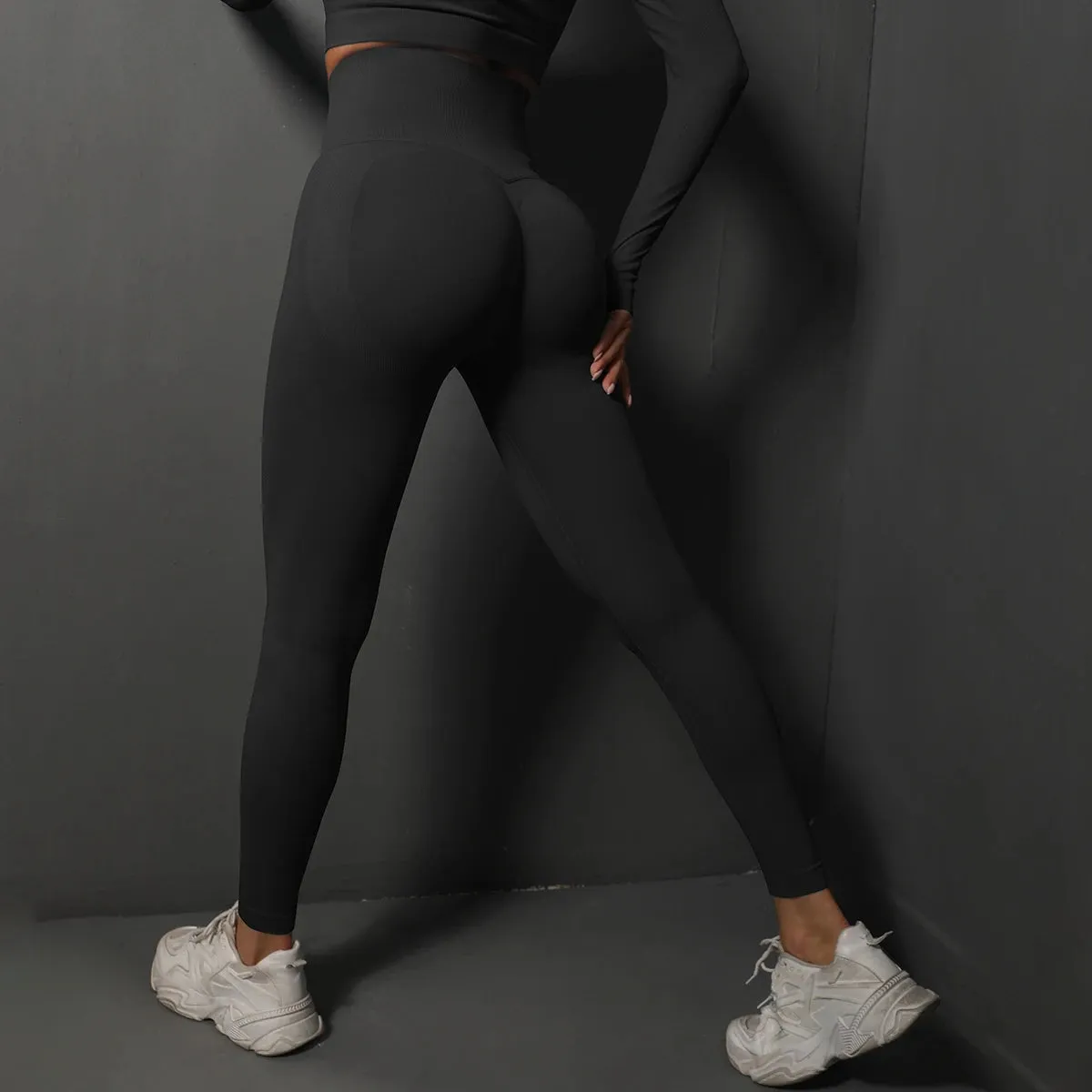 Seamless Gym Leggings Women Yoga Pants High Waist Booty Lift