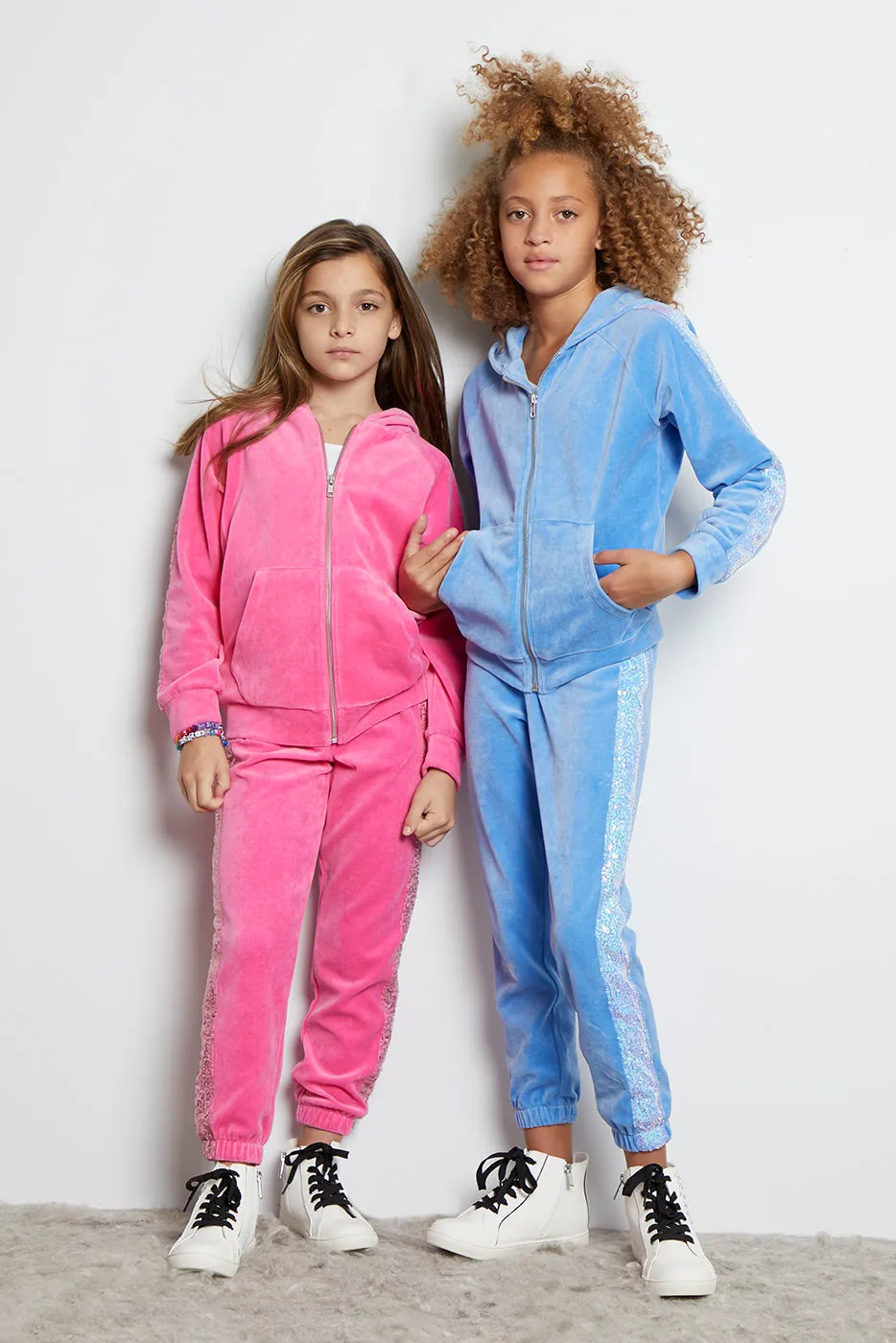 Sequins Velour Jogger
