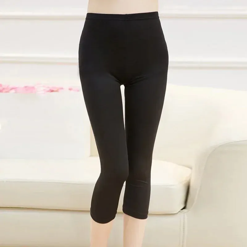 Sexy Ice Silk Ultra Thin Leggings For Women Summer Yoga