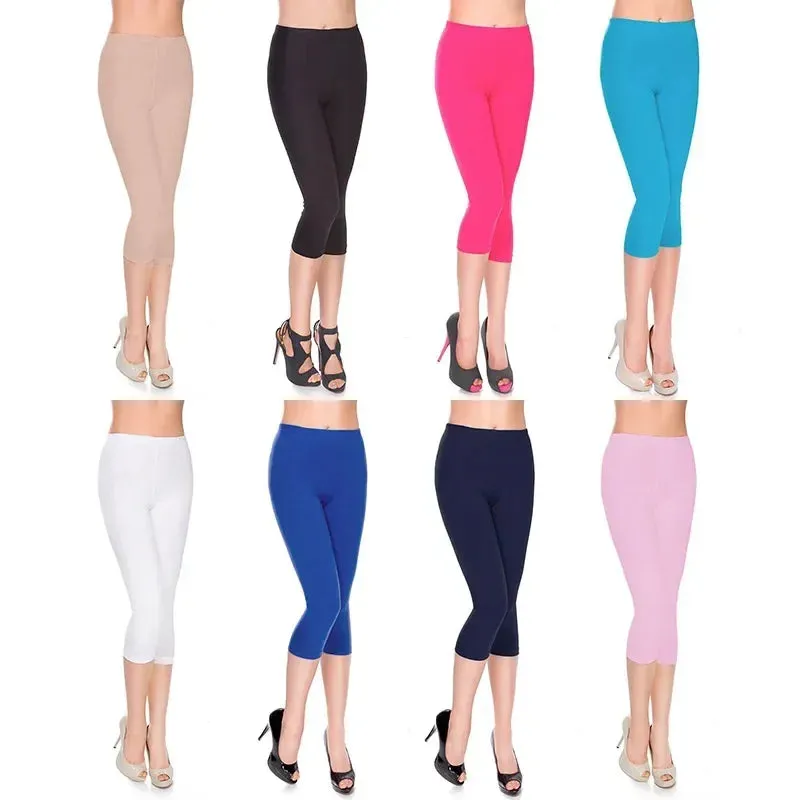 Sexy Ice Silk Ultra Thin Leggings For Women Summer Yoga