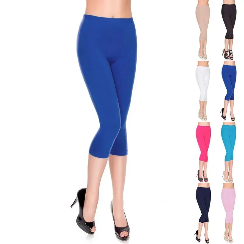 Sexy Ice Silk Ultra Thin Leggings For Women Summer Yoga