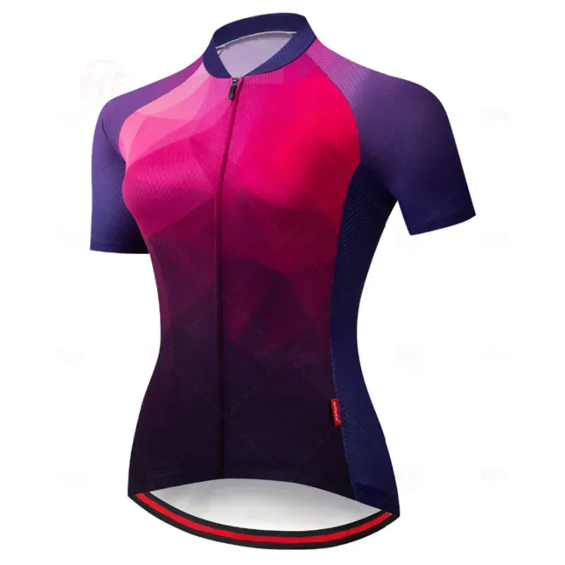 Short Sleeve Jersey Set Women Pattern Breathable Road Bike Clothes Cycling Clothing Summer Cycling Kit Vintage
