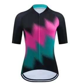 Short Sleeve Jersey Set Women Pattern Breathable Road Bike Clothes Cycling Clothing Summer Cycling Kit Vintage