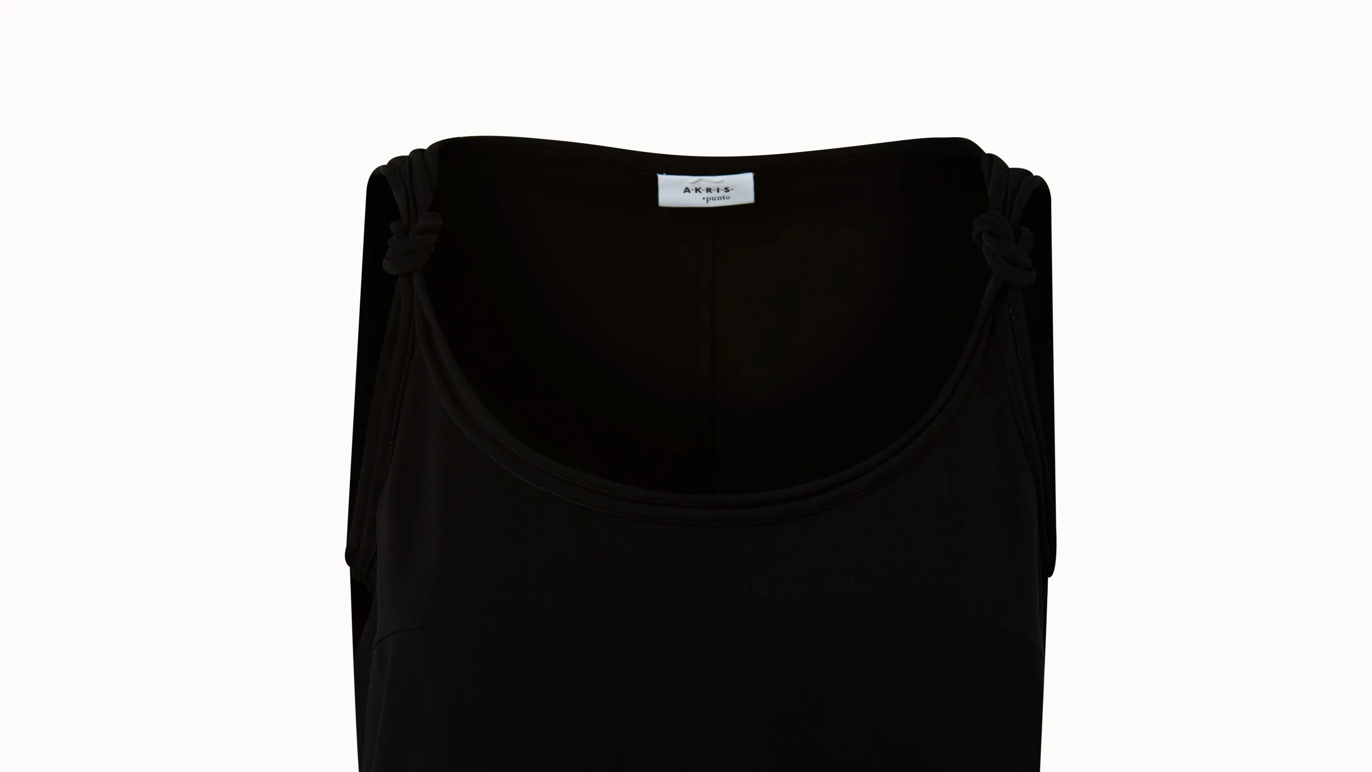 Sleeveless Top with Knotted Straps