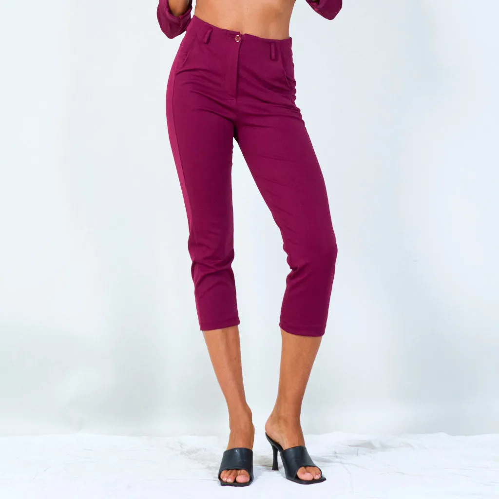 Slim-fit ankle-length pants wholesale