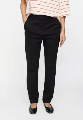 SRHuma Vilja mid waist pant - Black