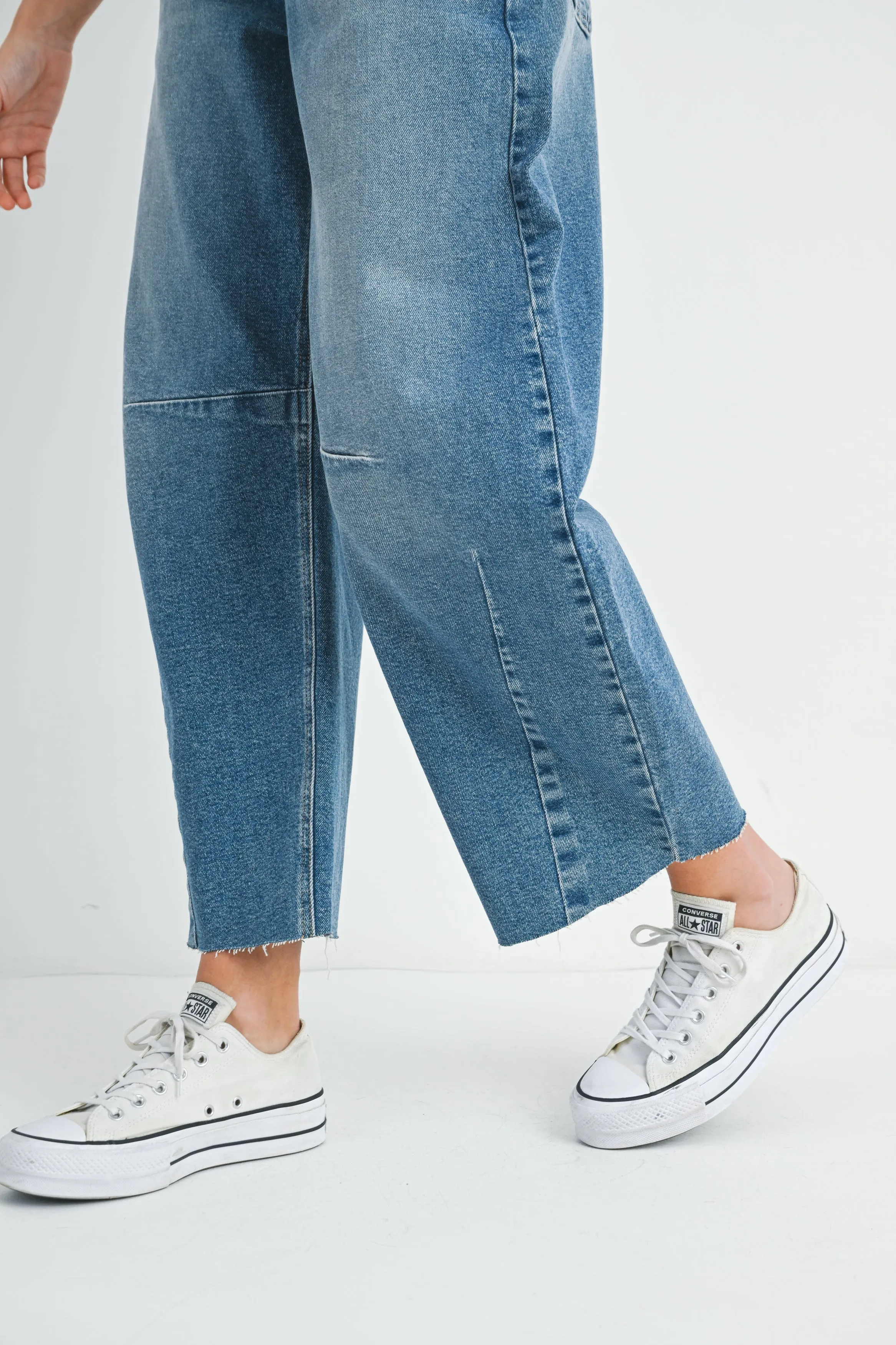 The Seamed Barrel Jean