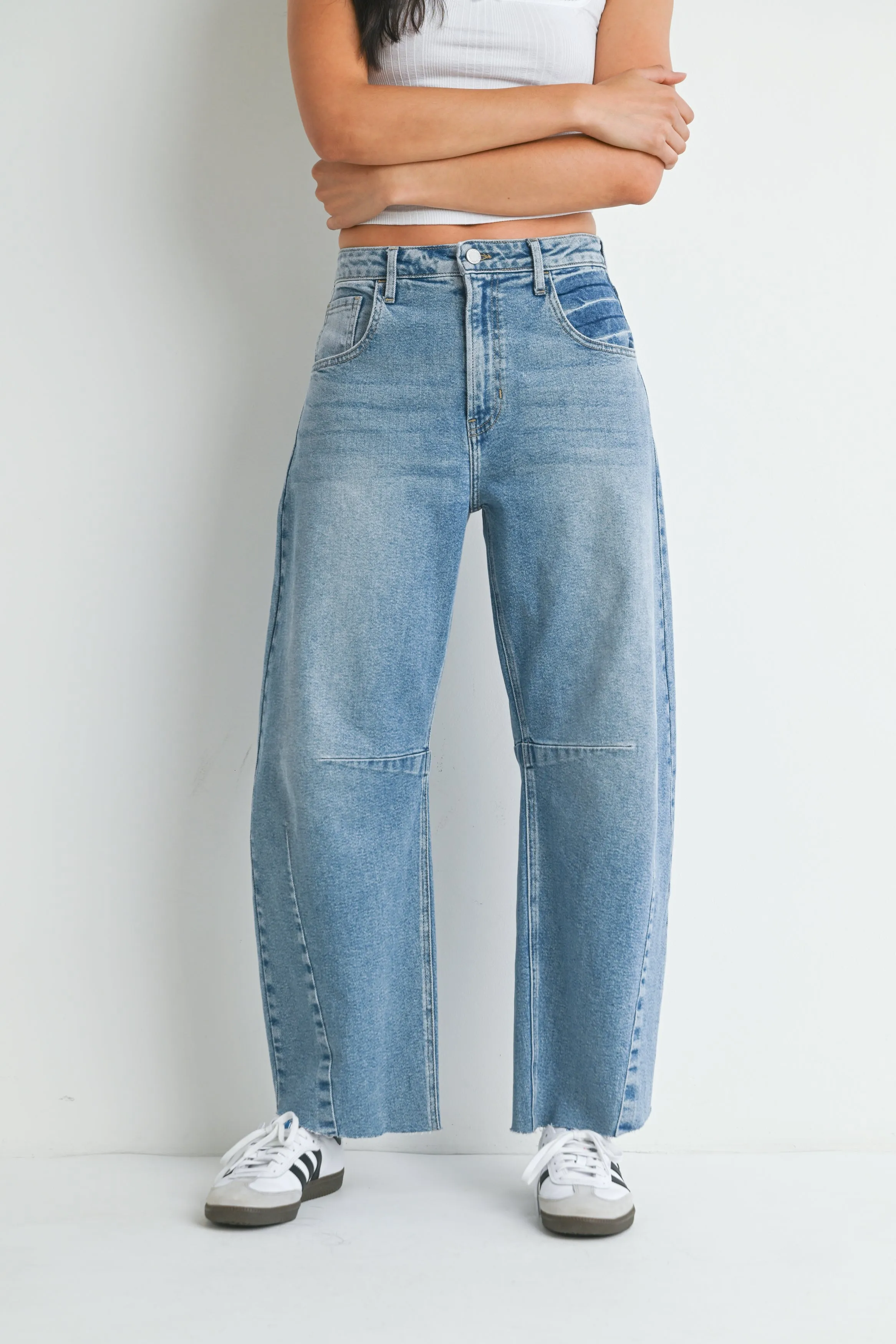 The Seamed Barrel Jean