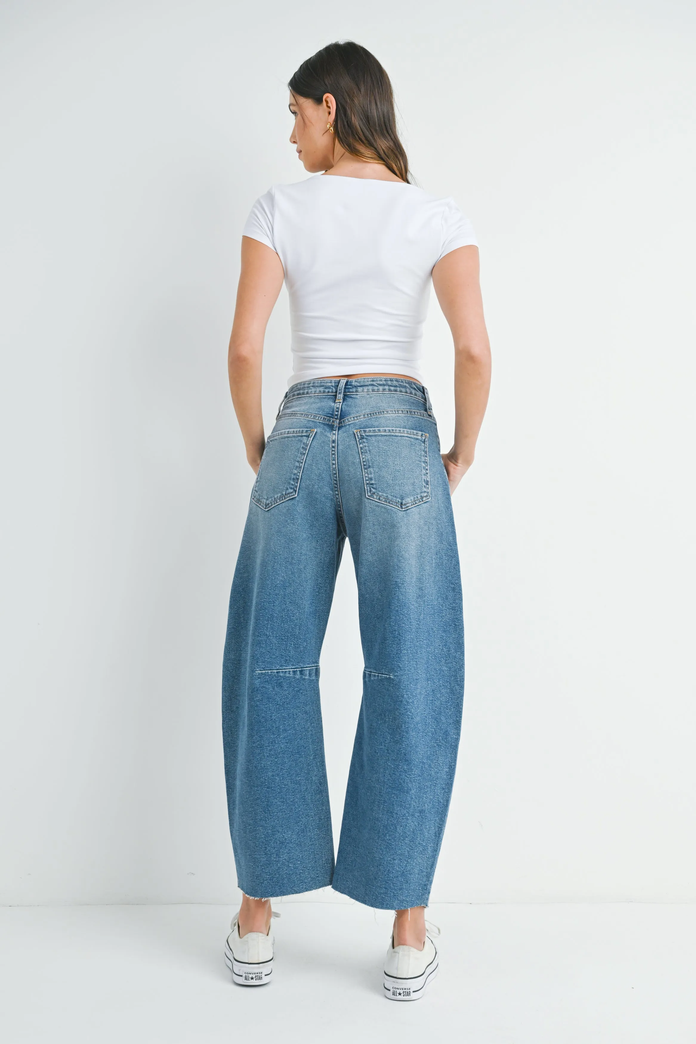 The Seamed Barrel Jean