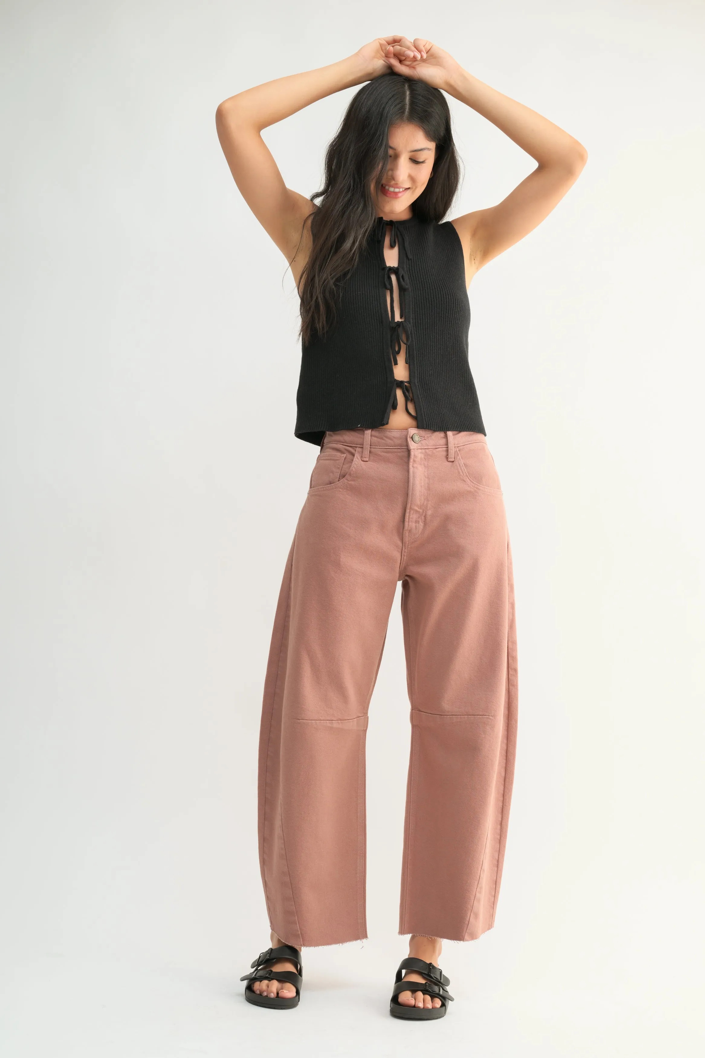 The Seamed Barrel Jean