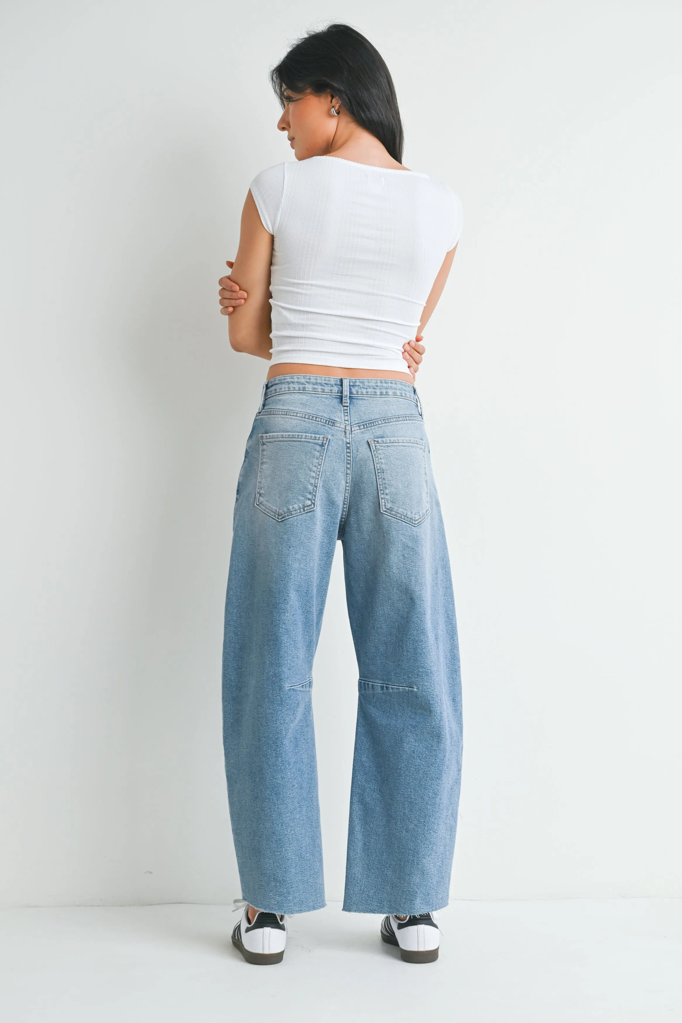 The Seamed Barrel Jean