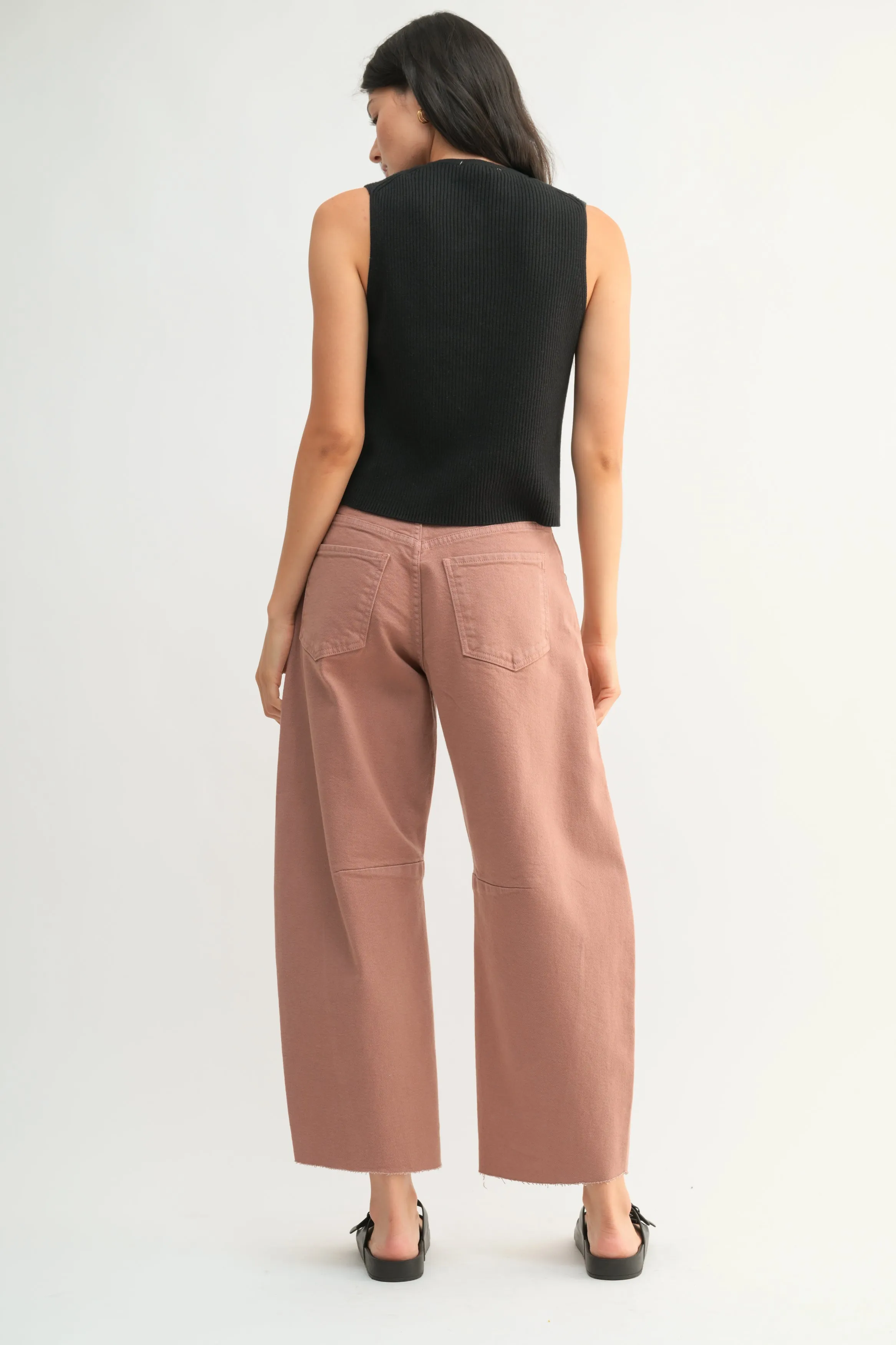 The Seamed Barrel Jean
