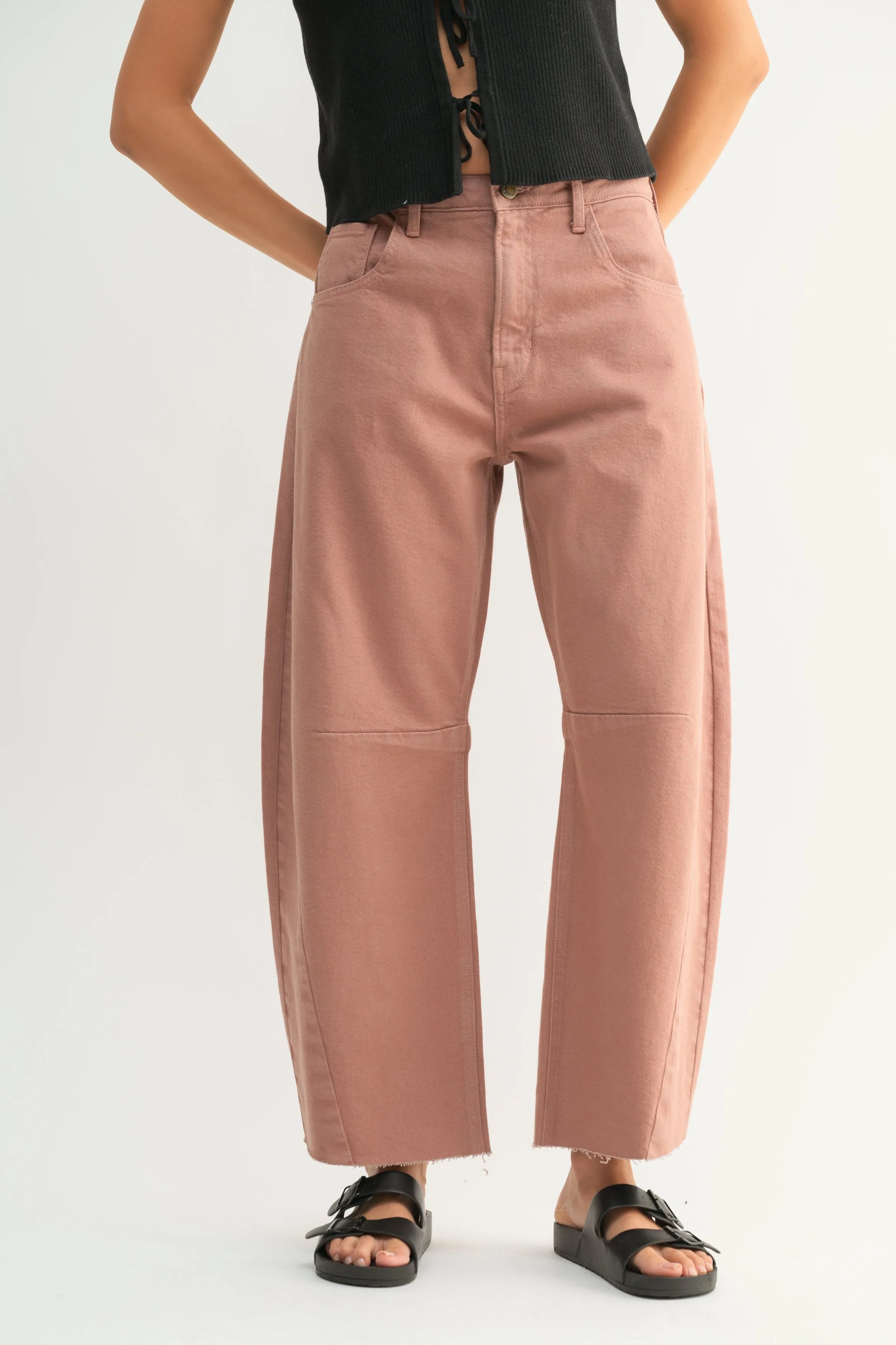 The Seamed Barrel Jean