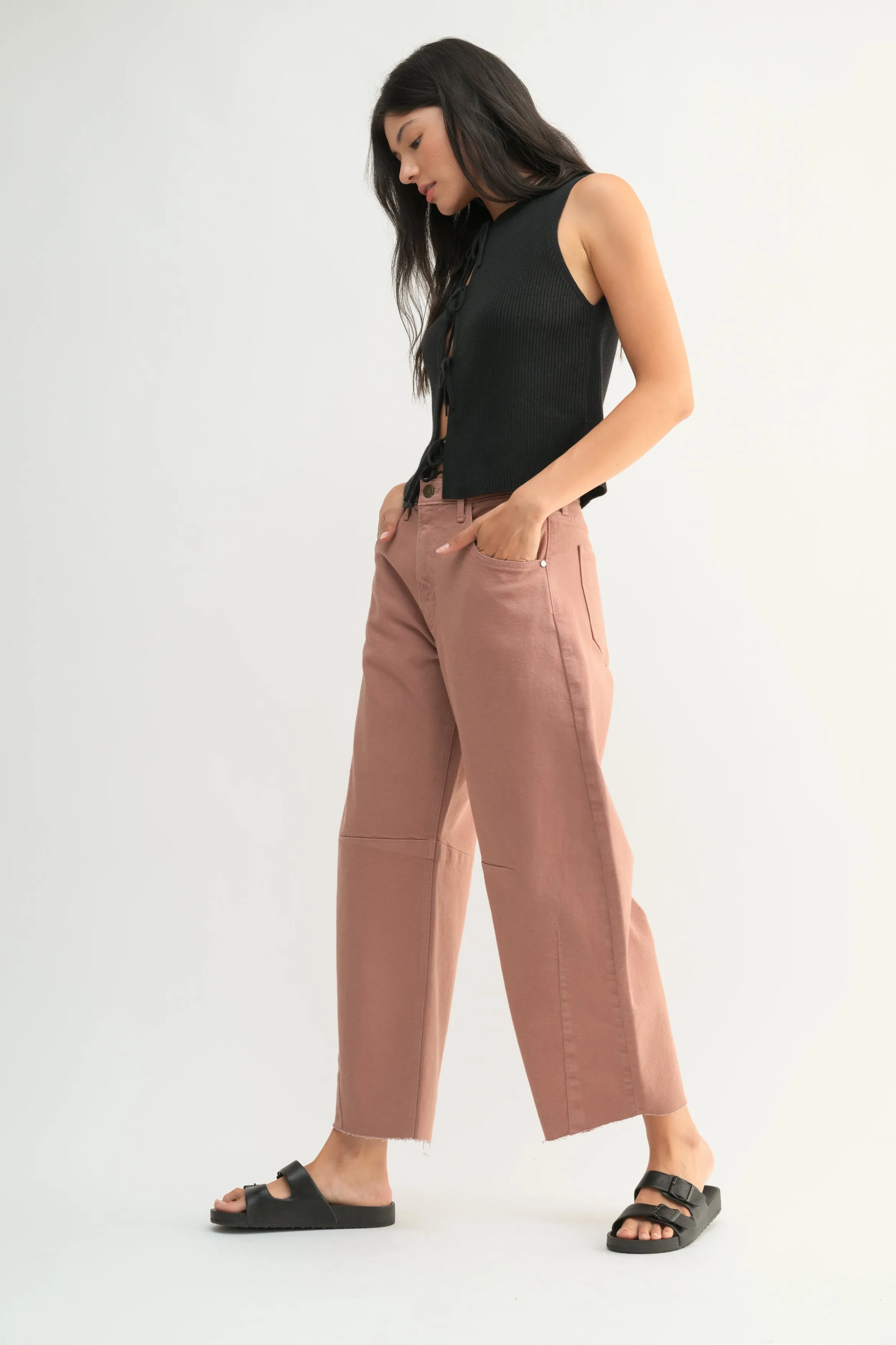 The Seamed Barrel Jean