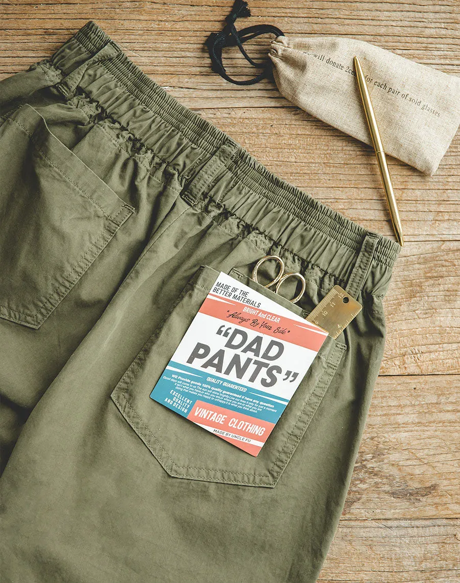 Tooling American Retro Black Straight Casual Men's Trousers