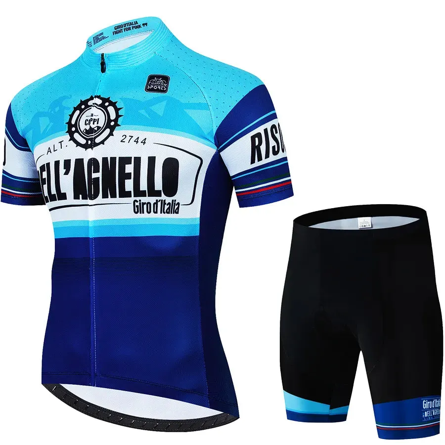 Tour De Giro D'ITALIA Cycling Mtb Men's Blouse Bike Costume Sports Set Pants Man Clothing Clothes Summer 2024 Jersey Tricuta Bib