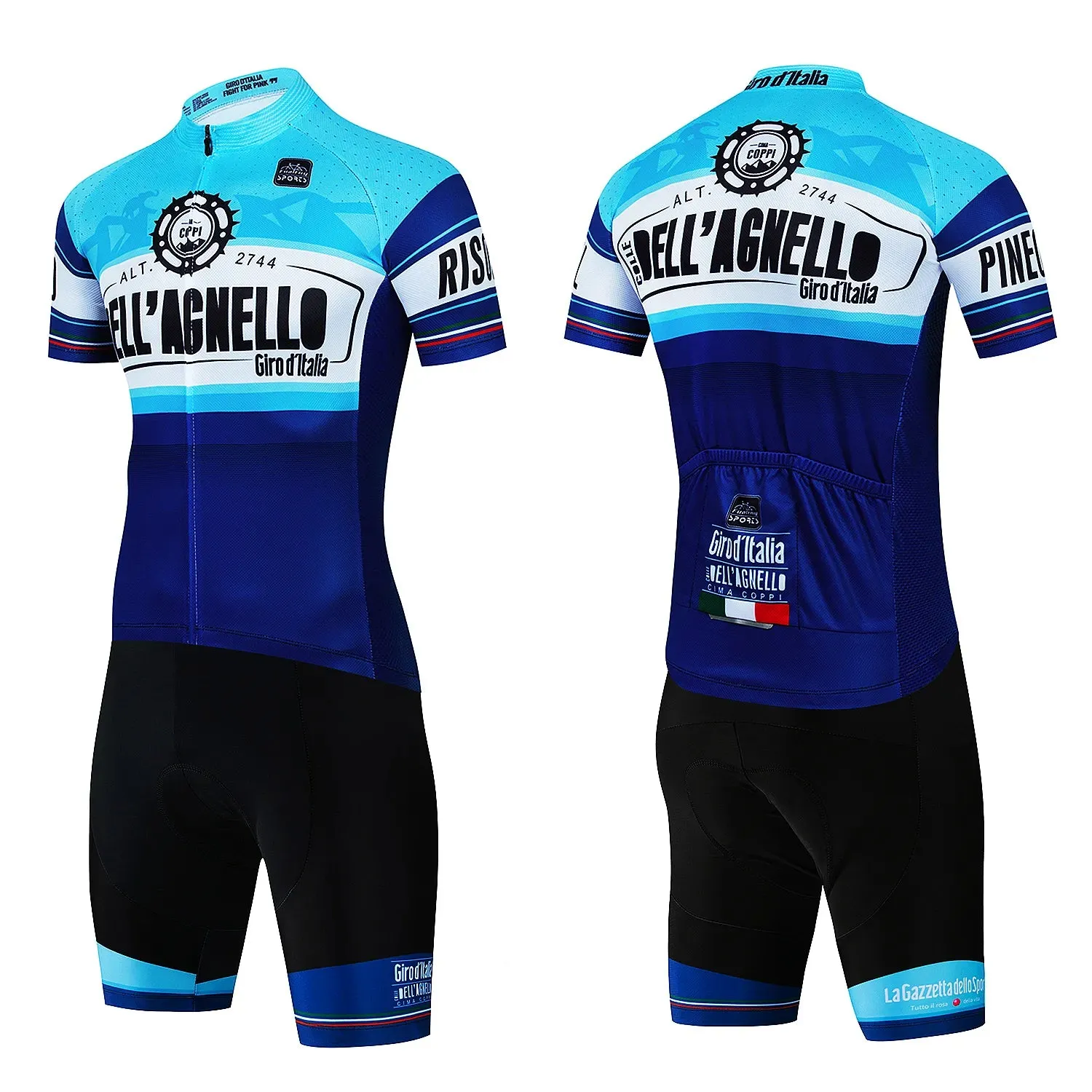 Tour De Giro D'ITALIA Cycling Mtb Men's Blouse Bike Costume Sports Set Pants Man Clothing Clothes Summer 2024 Jersey Tricuta Bib