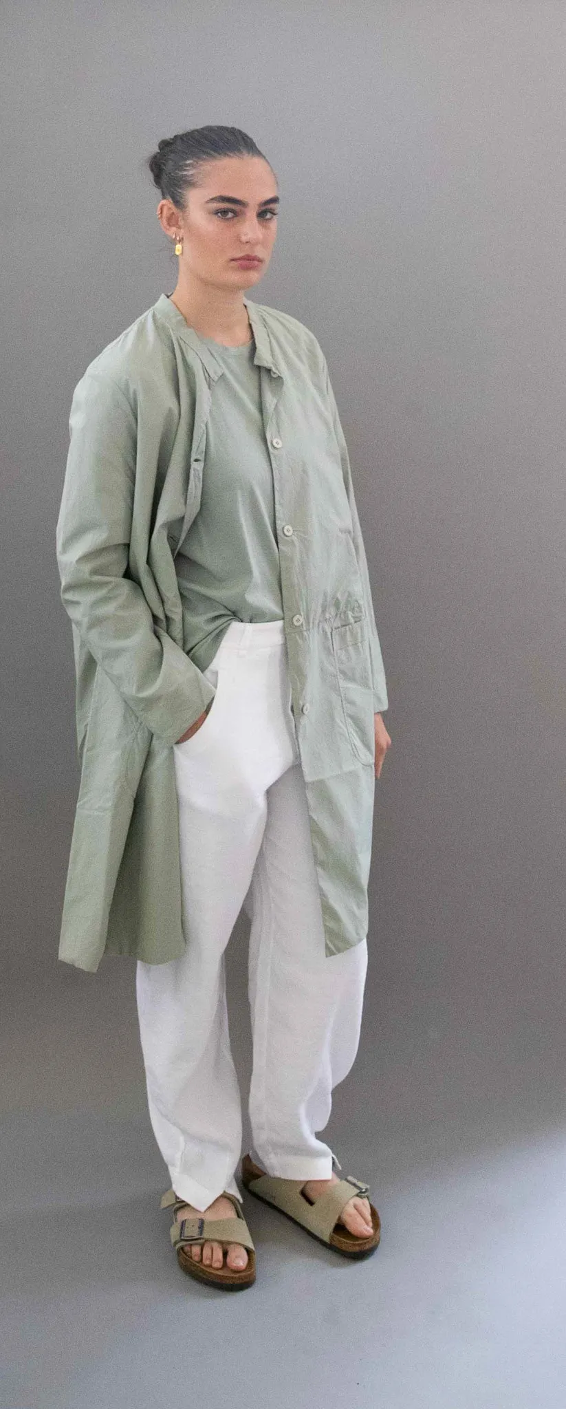 Transit Par Such Signature Pant in Off White