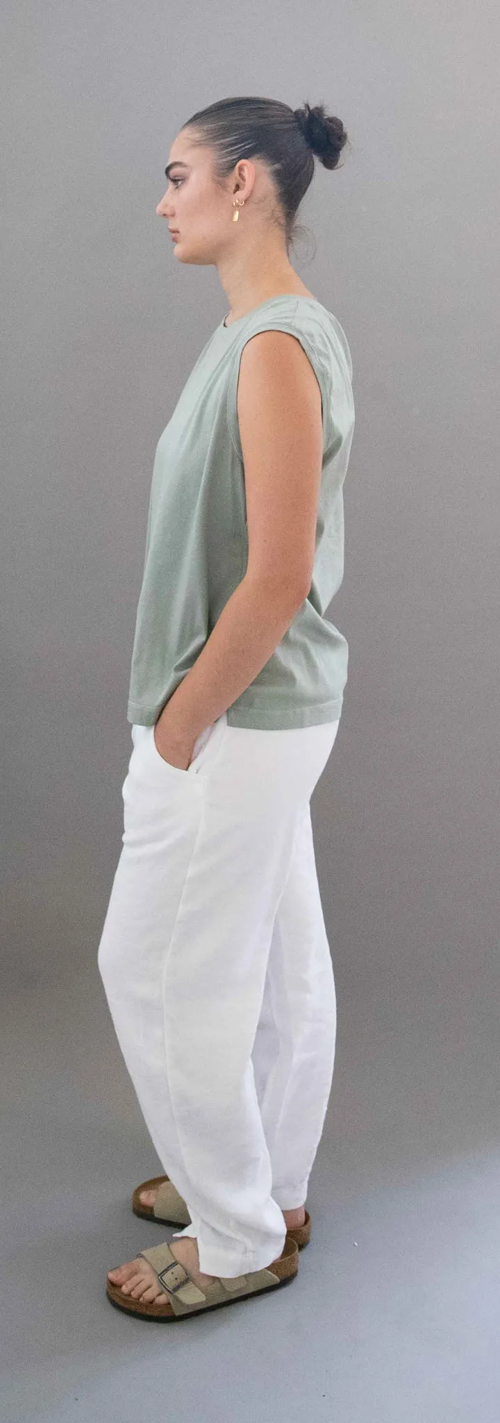 Transit Par Such Signature Pant in Off White