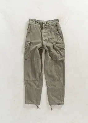 Vintage 1970s Paul Boyé French Military Cargo Pants Size Women's 24