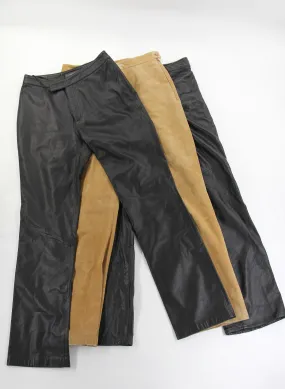 Vintage Women's Leather Pants Mix of 10