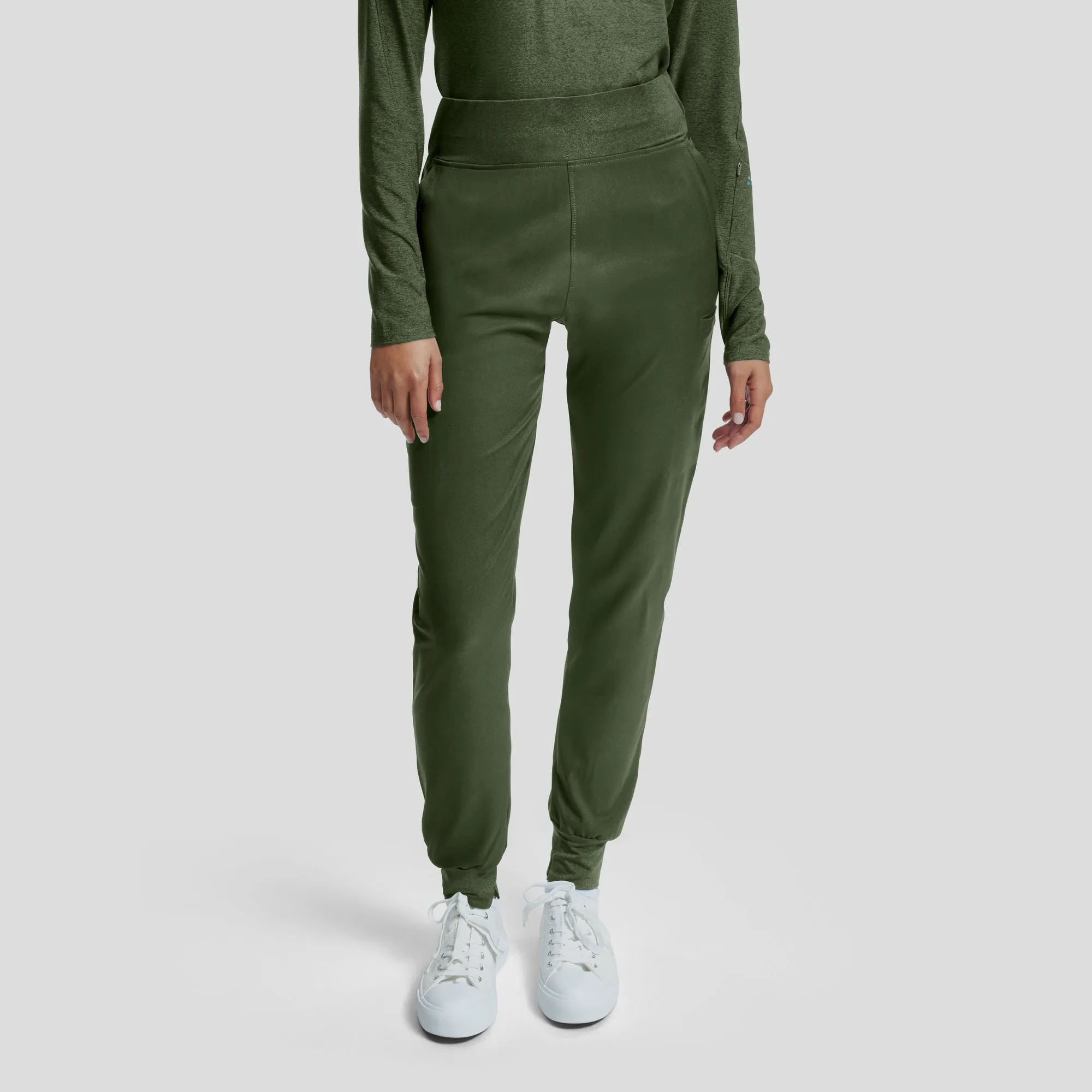 WB420 White Cross Vibe Women's Jogger Pants