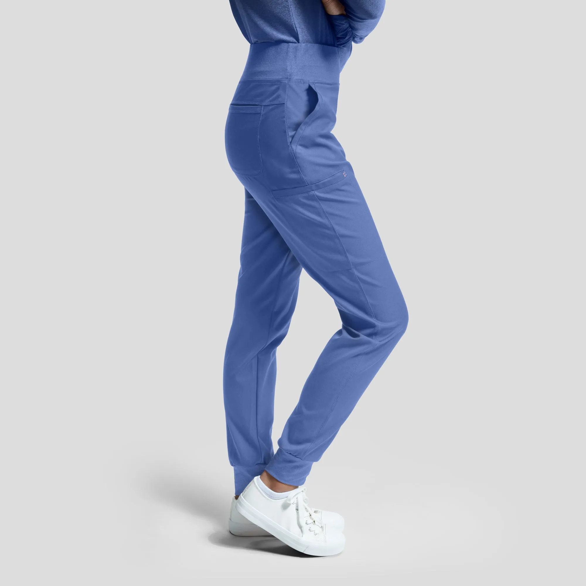 WB420 White Cross Vibe Women's Jogger Pants