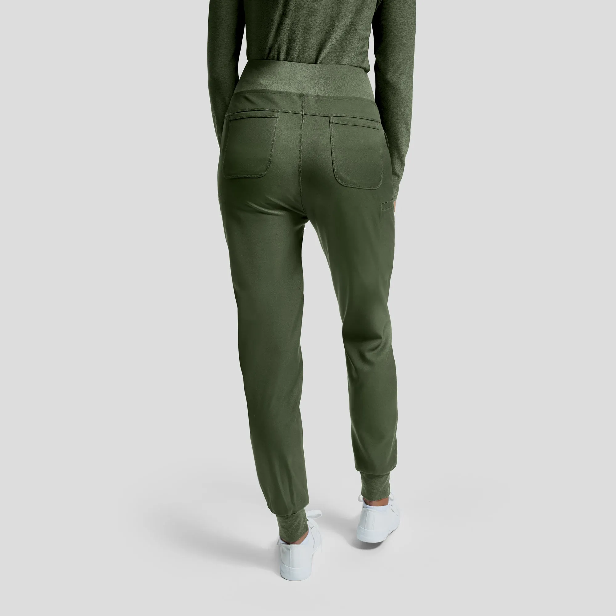 WB420 White Cross Vibe Women's Jogger Pants
