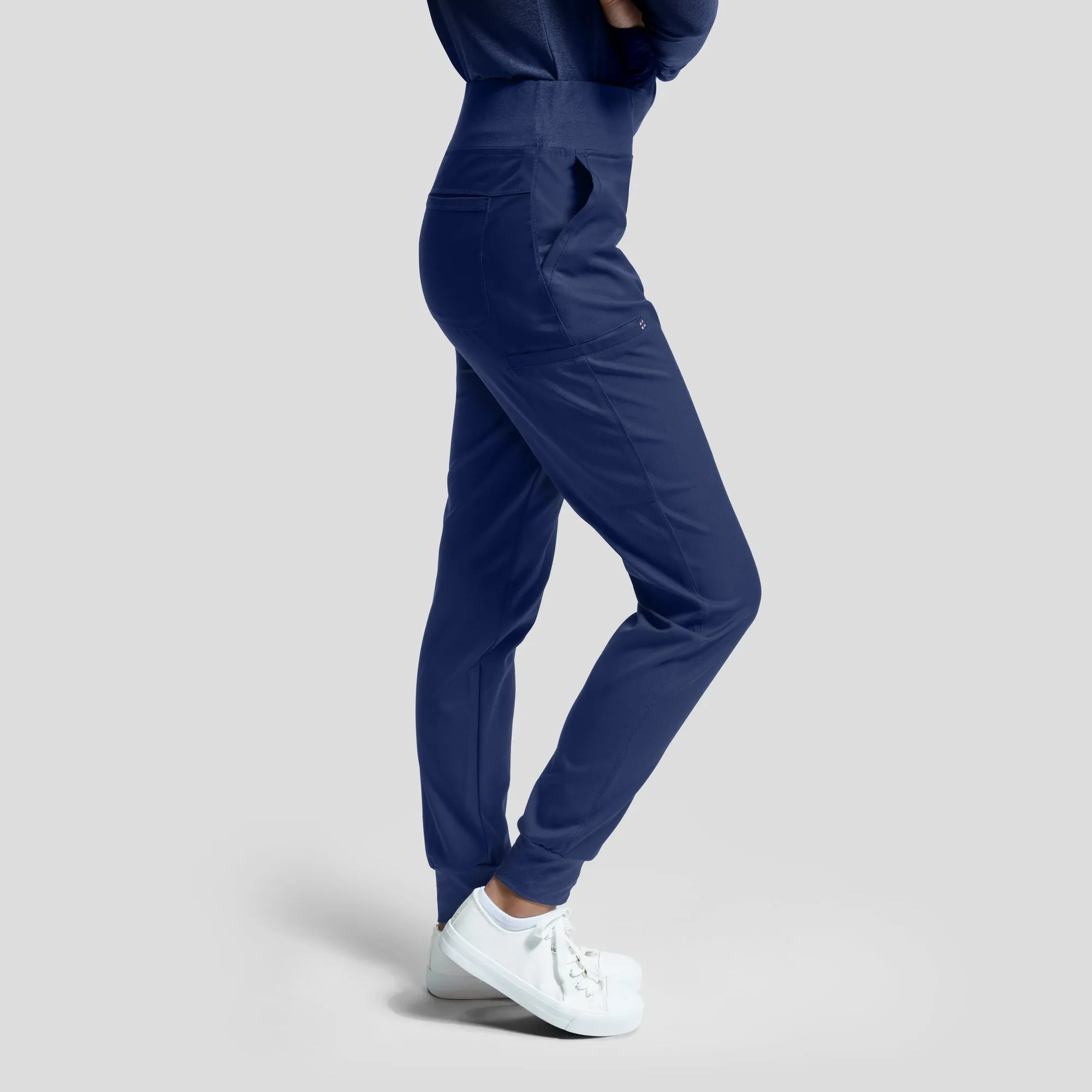 WB420 White Cross Vibe Women's Jogger Pants