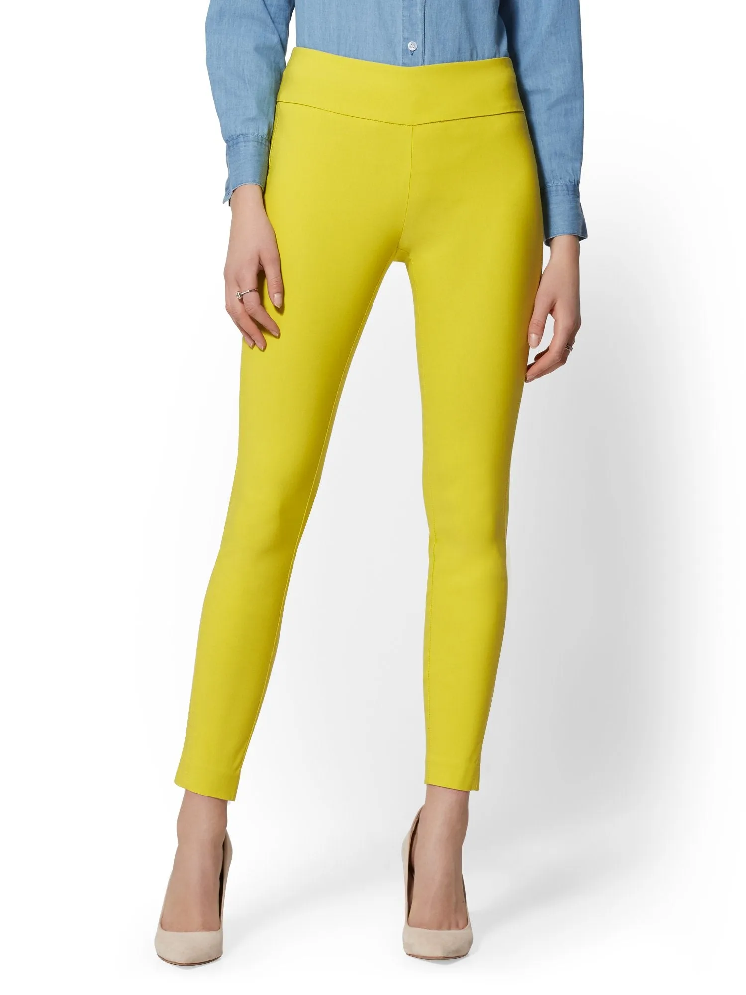 Whitney High Rise Slim Leg Ankle Pant