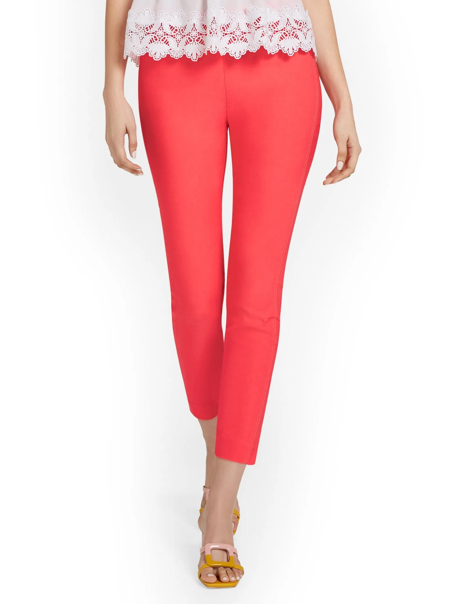 Whitney High Rise Slim Leg Ankle Pant