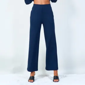 Wide-leg elastic waist pants wholesale