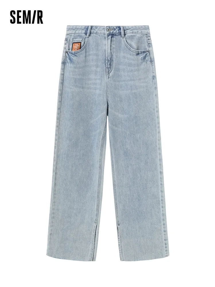 Women's 100% Cotton Wide-Leg Jeans